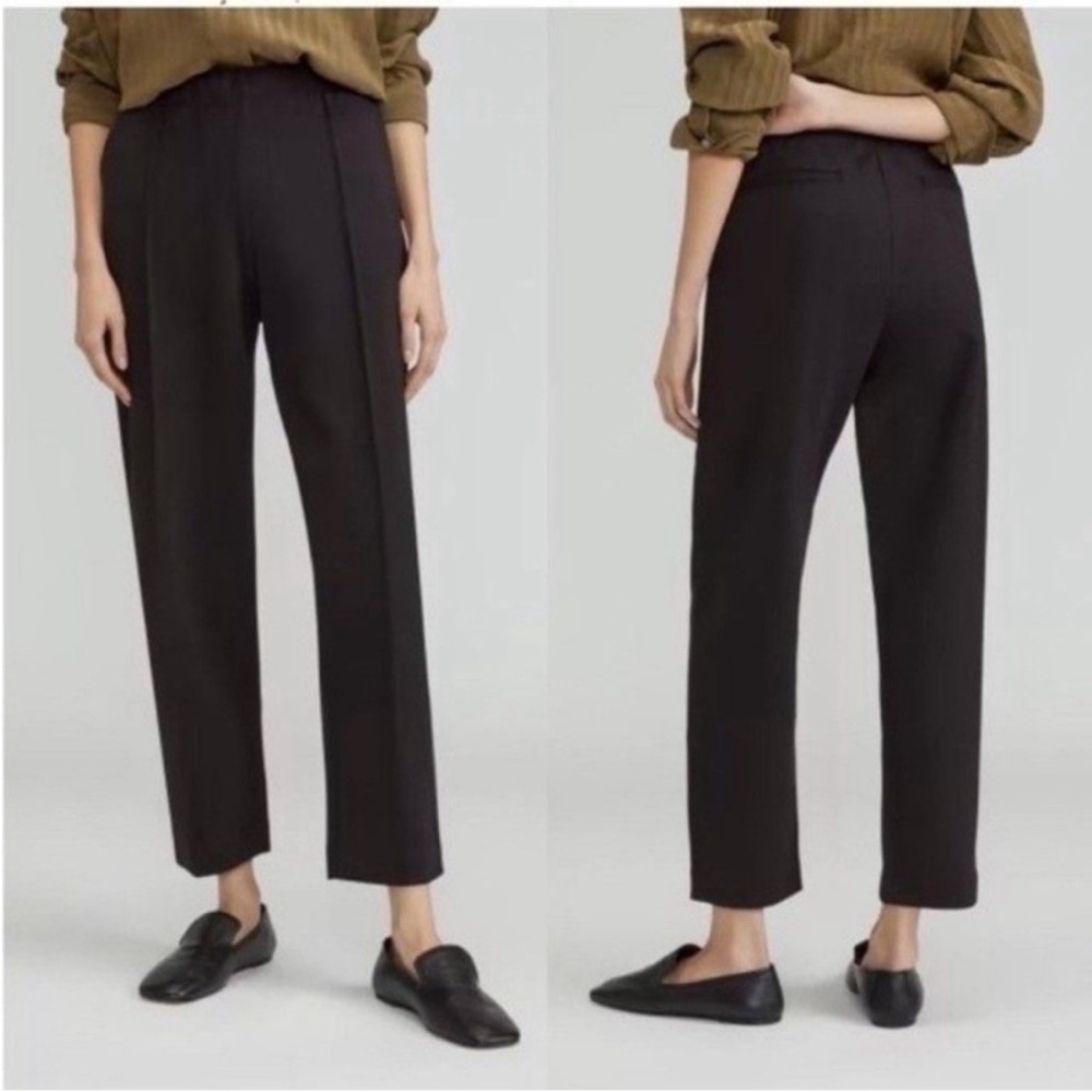 Everlane Black Classic Dream Pant Slim Cigarette Leg Trouser Small C7